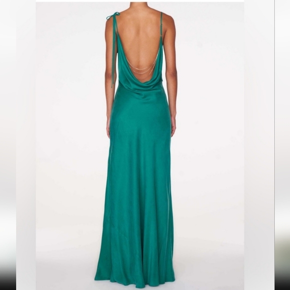 Rat & Boa The Ophelia Green Gown - Picture 2 of 16